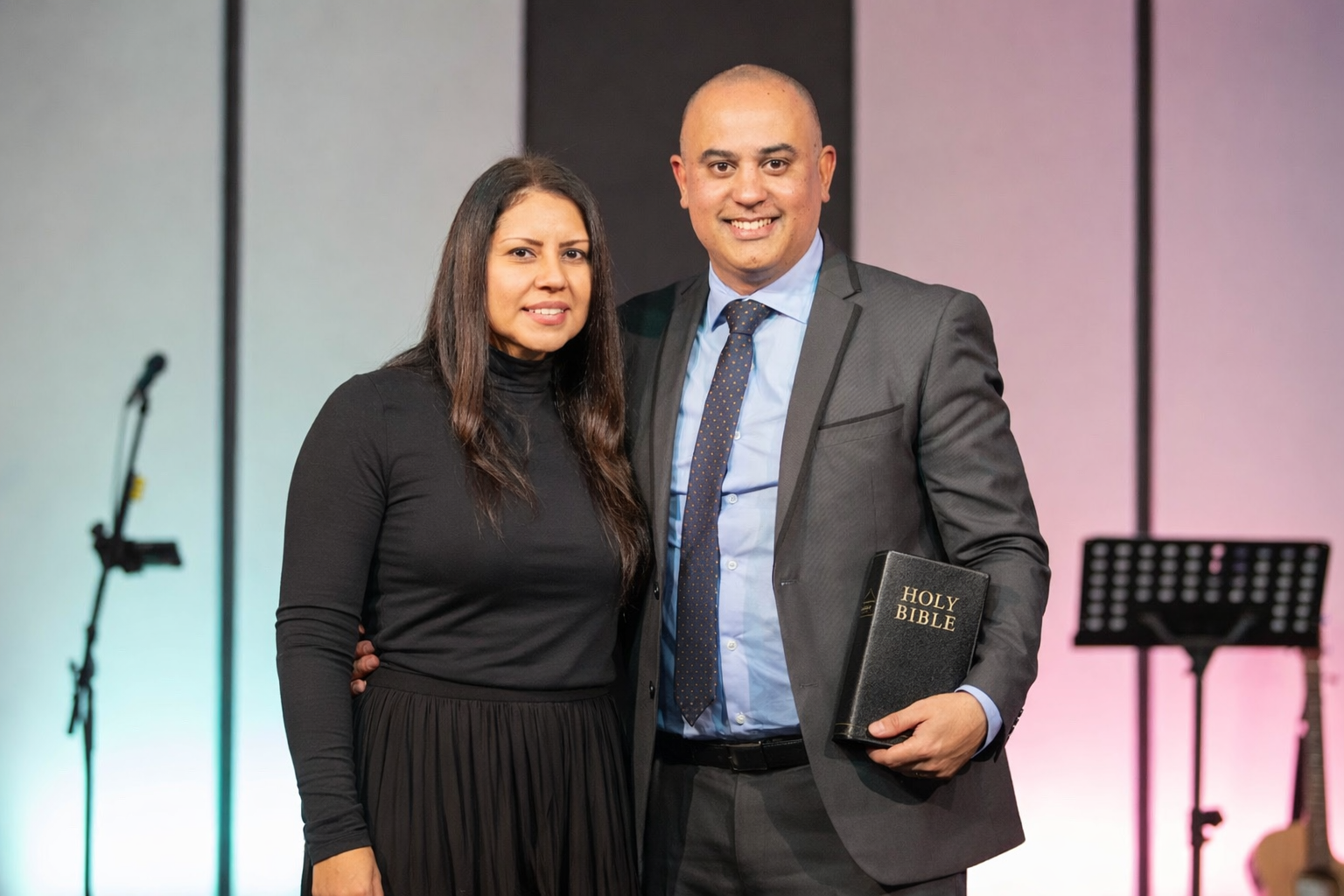 Pastor Benjamin San Martin and his wife